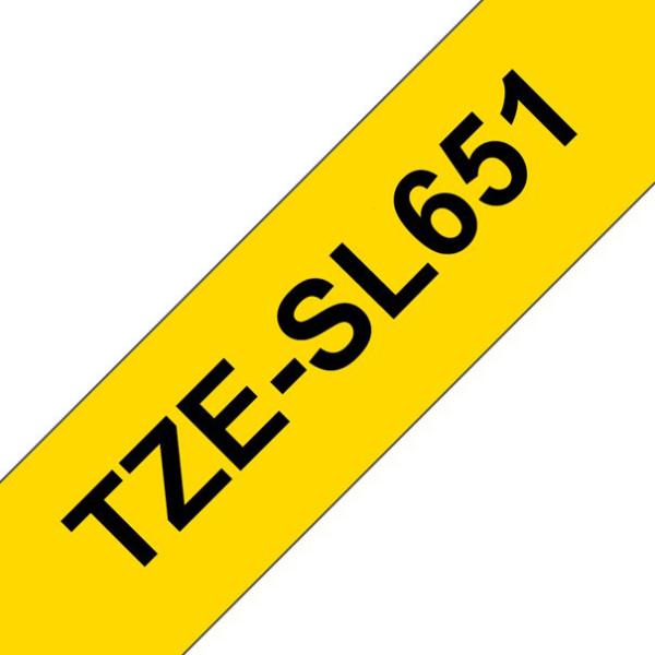 Ptouch band selbst lam. schwarz/gelb tze-sl651 pt-d800w/d900w 24mm - Ptouch-tze-sl651-4977766806442-02.jpg
