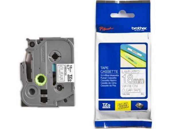 Ptouch band, laminiert weiss/klar tze-145 pt-2450dx 18 mm - Ptouch-tze-145-4977766684965