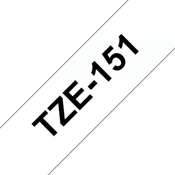 Ptouch band, laminiert schwarz/klar tze-151 pt-2450dx 24 mm - Ptouch-tze-151-4977766684996-02.jpg