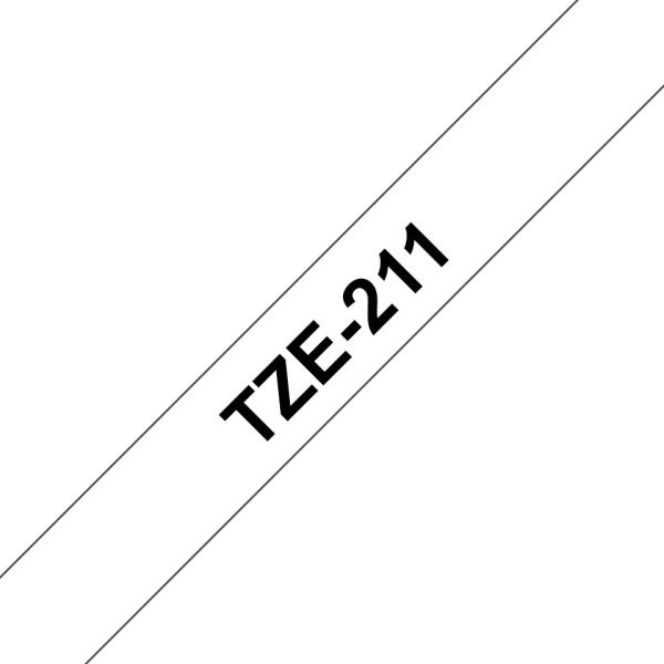 Ptouch band, laminiert schwarz/weiss tze-211 pt-1280vp 6 mm - Ptouch-tze-211-4977766685054-02.jpg