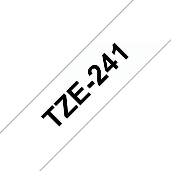 Ptouch band, laminiert schwarz/weiss tze-241 pt-2450dx 18 mm - Ptouch-tze-241-4977766685306-02.jpg