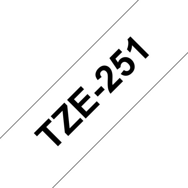 Ptouch band, laminiert schwarz/weiss tze-251 pt-2450dx 24 mm - Ptouch-tze-251-4977766685412-02.jpg