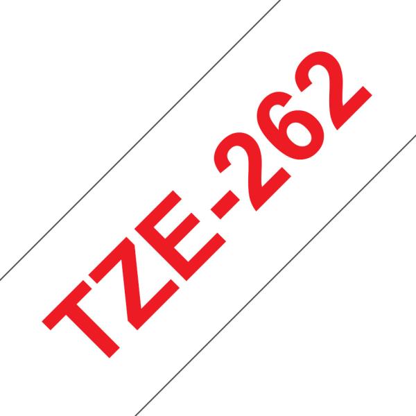 Ptouch band, laminiert rot/weiss tze-262 pt-3600 36 mm - Ptouch-tze-262-4977766685573-02.jpg