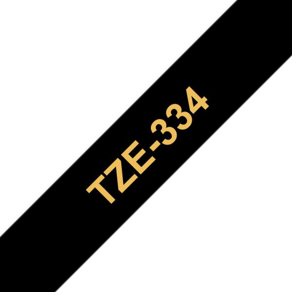 Ptouch band, laminiert gold/schwarz tze-334 pt-1280vp 12 mm - Ptouch-tze-334-4977766685702-02.jpg