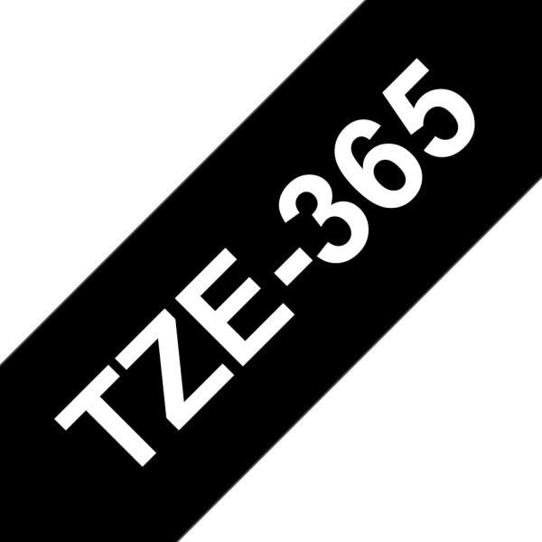 Ptouch band, laminiert weiss/schwarz tze-365 pt-3600 36 mm - Ptouch-tze-365-4977766698009