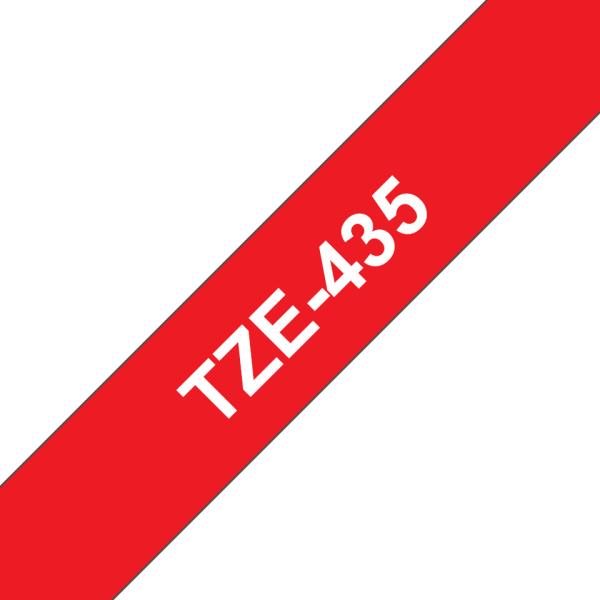 Ptouch band, laminiert weiss/rot tze-435 pt-1280vp 12 mm - Ptouch-tze-435-4977766686297-02.jpg