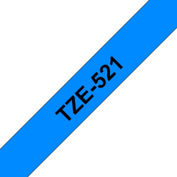 Ptouch band, laminiert schwarz/blau tze-521 pt-1280vp 9 mm - Ptouch-tze-521-4977766686419-02.jpg