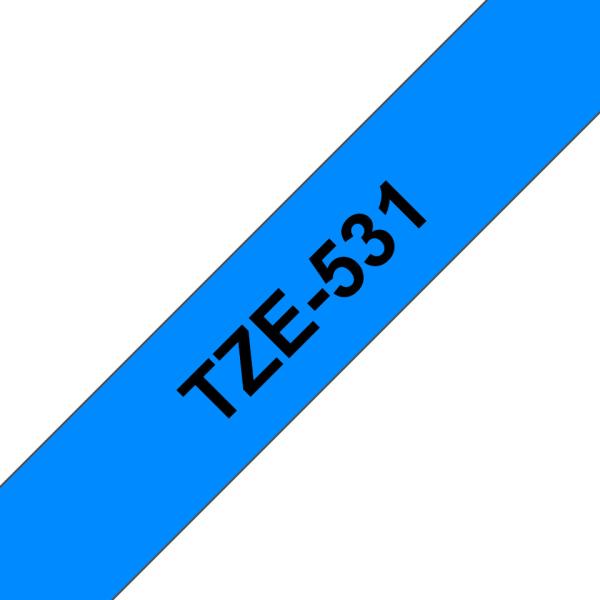 Ptouch band, laminiert schwarz/blau tze-531 pt-1280vp 12 mm - Ptouch-tze-531-4977766686440-02.jpg