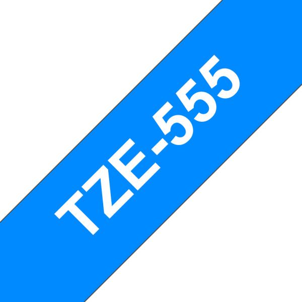 Ptouch band, laminiert weiss/blau tze-555 pt-2450dx 24 mm - Ptouch-tze-555-4977766686563-02.jpg