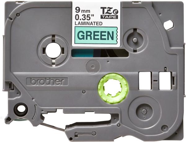 Ptouch band, laminiert schwarz/grün tze-721 pt-1280vp 9 mm - Ptouch-tze-721-4977766693059-02.jpg