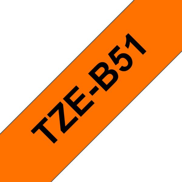 Ptouch band, lam.,fluor. schw./orange tze-b51 pt-540 24 mm - Ptouch-tze-b51-4977766692465-03.jpg