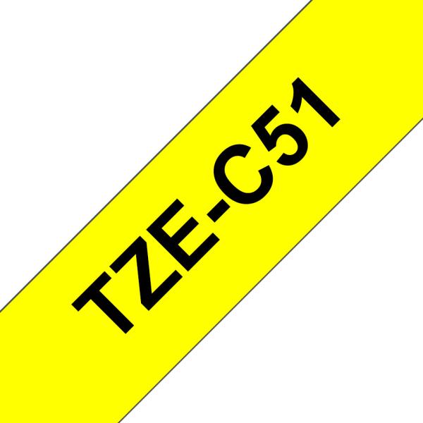 Ptouch band, lam.,fluor. schwarz/gelb tze-c51 pt-540 24 mm - Ptouch-tze-c51-4977766692496-03.jpg