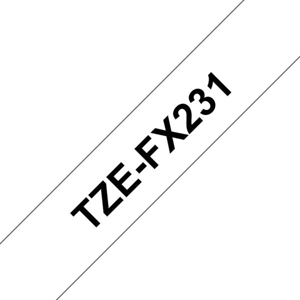 Ptouch flexitape lamin. schwarz/weiss tze-fx231 zu pt-550 12 mm - Ptouch-tze-fx231-4977766691741-02.jpg