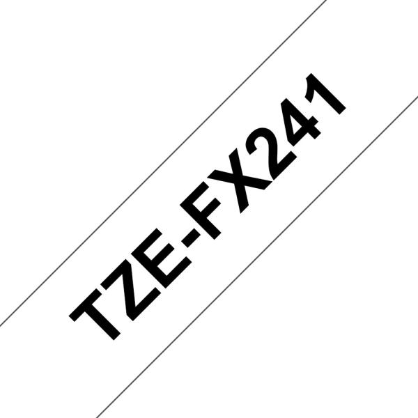Ptouch flexitape lamin. schwarz/weiss tze-fx241 zu pt-550 18 mm - Ptouch-tze-fx241-4977766692052-02.jpg