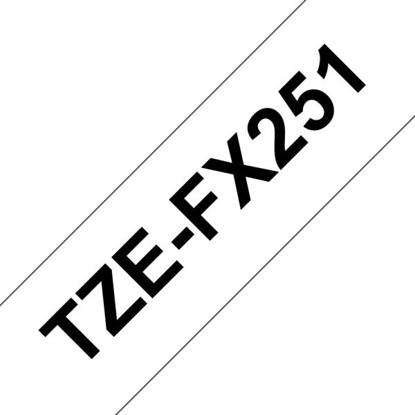Ptouch flexitape lamin. schwarz/weiss tze-fx251 zu pt-550 24 mm - Ptouch-tze-fx251-4977766692526-02.jpg