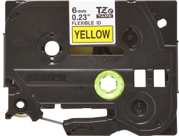Ptouch flexitape lamin. schwarz/gelb tze-fx611 zu pt-550 6 mm - Ptouch-tze-fx611-4977766692991-02.jpg