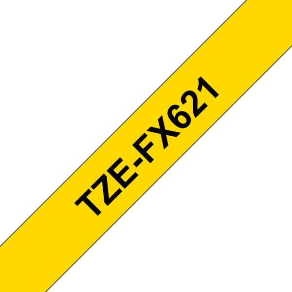 Ptouch flexitape lamin. schwarz/gelb tze-fx621 zu pt-550 9 mm - Ptouch-tze-fx621-4977766693233-03.jpg