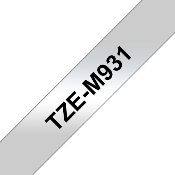 Ptouch flexit.lam.schwarz/matt-silber tze-m931 zu pt-550 12 mm - Ptouch-tze-m931-4977766691802-03.jpg