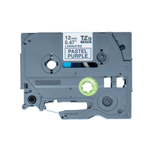 Ptouch band, laminiert schw/lila pa tze-mqf31 pt-dv600vp 12 mm - Ptouch-tze-mqf31-4977766770521-02.jpg