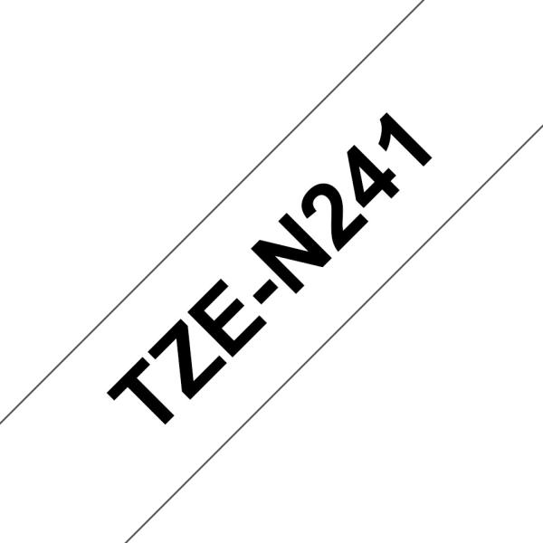 Ptouch band,nicht lam. schwarz/weiss tze-n241 pt-300 18 mm - Ptouch-tze-n241-4977766692113-03.jpg