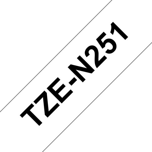 Ptouch band,nicht lam. schwarz/weiss tze-n251 pt-300 24 mm - Ptouch-tze-n251-4977766692618-02.jpg