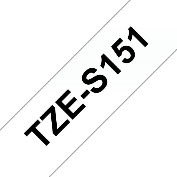 Ptouch band, strong/adh. schwarz/klar tze-s151 pt-300 24 mm - Ptouch-tze-s151-4977766692649-03.jpg