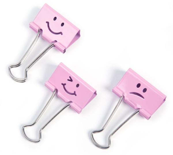 Rapesco foldback clip emoji 19mm 1349 rosa 20 stück - Rapesco-1349-5018505025423-02.jpg