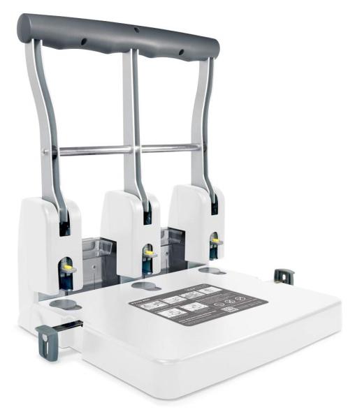 Rapesco kraftlocher eco p3100 1406 soft weiss, 3- fach - Rapesco-1406-5018505010054