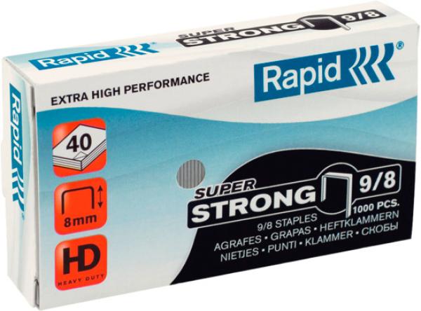 Rapid heftklammern superstrong 9/8mm 24871000 verzinkt 5000 stück - Rapid-24871000-7313468710002