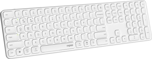 Rapoo e9810 ultraslim keyboard 12645 wireless, white - Rapoo-12645-6940056126450-03.jpg