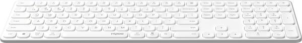 Rapoo e9810 ultraslim keyboard 12645 wireless, white - Rapoo-12645-6940056126450-05.jpg