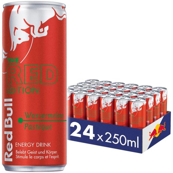 Red bull energy drink alu rc234505 red edition 25 cl, 24 stk. - Red-bull-rc234505-9002490248765