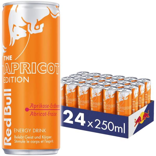 Red bull energy drink alu rc237868 apricot edition 25 cl, 24 stk. - Red-bull-rc237868-9002490263652
