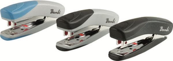 Rexel mini-heftgerät bambi 2100154 3 farben ass. 12 blatt - Rexel-2100154-5028252063869
