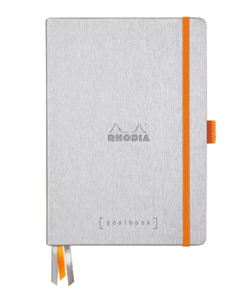 Rhodia goalbook notizbuch a5 118570c hardcover silber 240 s. - Rhodia-118570c-3037921185704