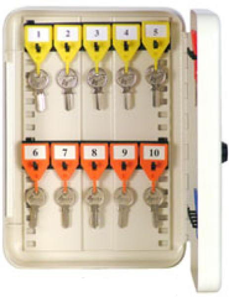 Rieffel switzerland schlüsselkasten kystor weiss kr-15.20 20x18,5x7,5cm 20 haken - Rieffel-switzerland-kr-1520-7630010403671