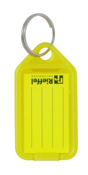 Rieffel switzerland schlüsseletiketten 38x22mm kt 1000 gelb gelb 100 stück - Rieffel-switzerland-kt-1000-gelb-7630010411232