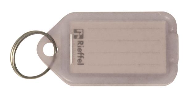 Rieffel switzerland schlüsseletiketten 38x22mm kt 1000 transparent transparent 100 stück - Rieffel-switzerland-kt-1000-transparent-7630010411379