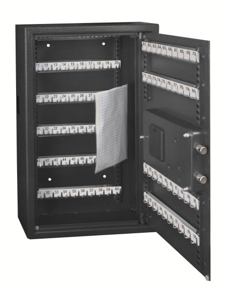 Rieffel switzerland schlüsselkasten vt-se grau vt-st 100 se 55x35x13cm 100 haken - Rieffel-switzerland-vt-st-100-se-7630010413366