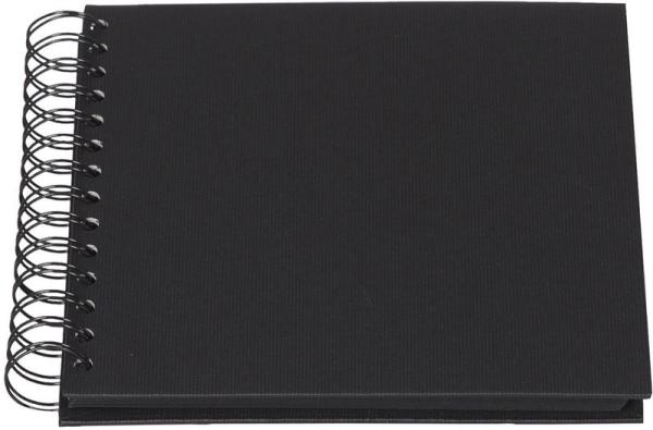 RÖssler fotoalbum 1329452705 18x18cm, schwarz/schwarz - Roessler-1329452705-4014969223949