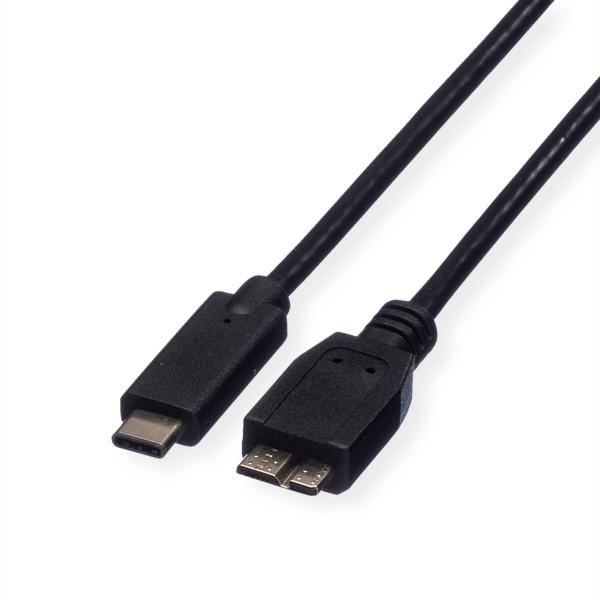Roline usb-c-micro b, datenkabel 11.02.9006 black, st/st, 3.2 gen2 1m - Roline-11.02.9006-7611990131730-02.jpg