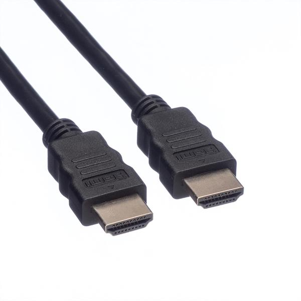 Roline hdmi high speed kabel, eth. 11.04.5541 black, st/st, 2160p, 3d 1m - Roline-11.04.5541-7611990189984-02.jpg