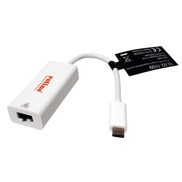 Roline usb-c 3.1 to gigabit ethernet 12.02.1109 - Roline-12021109-7611990131068