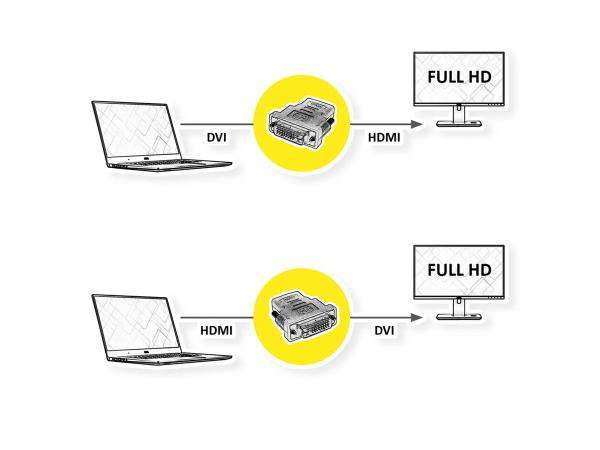 Roline dvi-d (24+1) - hdmi adapter 12.03.3116 black, st/bu, 1080p - Roline-12.03.3116-7611990189076-03.jpg