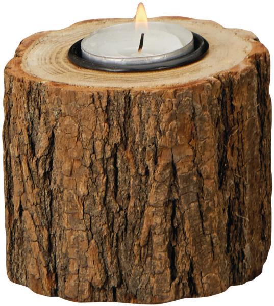 Roost teelichthalter 10x10x10cm 10031493 holz, metall baum - Roost-10031493-4032037675995