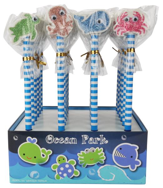Roost bleistift mit radiergrummi 103780 meerestiere 4 ass. - Roost-103780-7612265103780