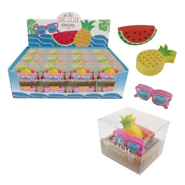 Roost radiergummi set beach 4457 4-teilig - Roost-4457-7612532057259