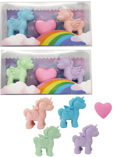 Roost radiergummi 2 ass. 4536 einhorn - Roost-4536-7613058037053