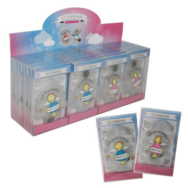 Roost taschenwärmer 4er set 512512.3.4 schutzengel, ass. 11x9cm - Roost-51251234-4012899006564