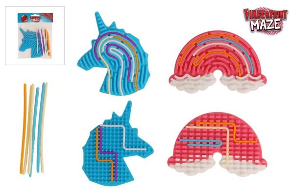 Roost fingerprint maze 621905 einhorn & regenbogen 4 ass. - Roost-621905-8713219537008